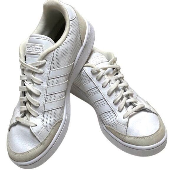 Adidas Men’s White|Gray Grand Court SE Tennis Shoes Sz 11 main image 7